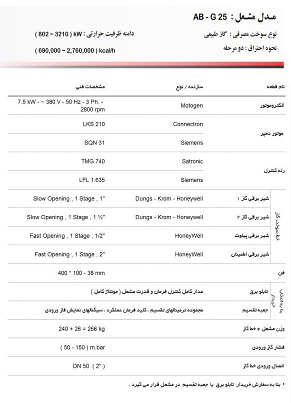 مشعل گازی آترا مدل AB-G30