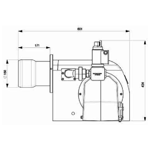 مشعل گازی شوفاژکار مدل CKI-G500