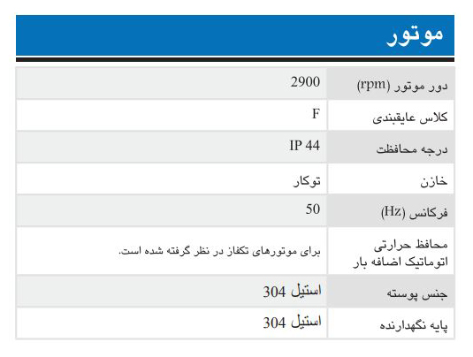 پمپ آب ابارا خودمکش استیل مدل JE 150