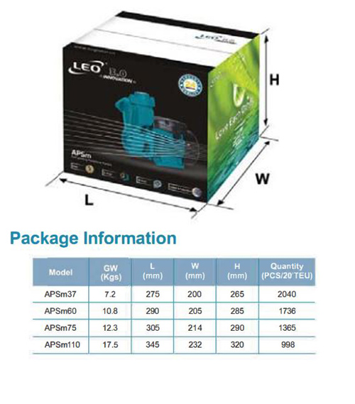 پمپ آب لئو محیطی خودمکش مدل APS110