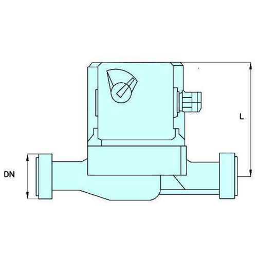 پمپ سیرکولاتور خطی سمنان انرژی سه سرعته مدل NM40-80 F180