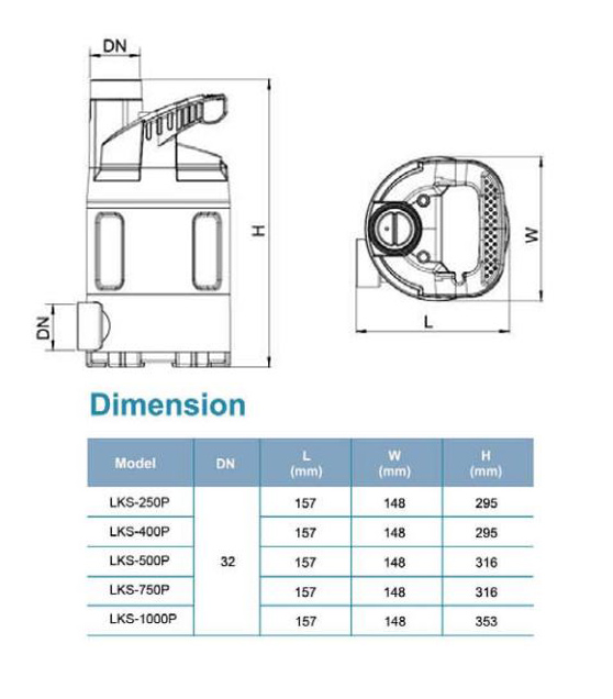 پمپ کفکش لئو مدل LKS-250P