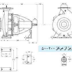 پمپ آب پمپیران مدل 200-50 با موتور 2.2 کیلووات