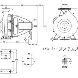  پمپ آب پمپیران مدل 400-125 با موتور 37 کیلووات