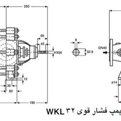 پمپ آب فشار قوی پمپیران مدل WKL32-4a با موتور 1450 دور