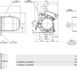 کمپرسور بیتزر 60 اسب اسکرو مدل CSH6563-60Y