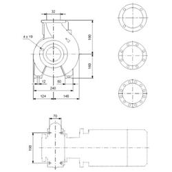 پمپ آب گراندفوس NB 32-200/206 