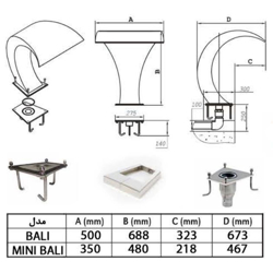 آبنما هایپرپول مدل 316 mini bali