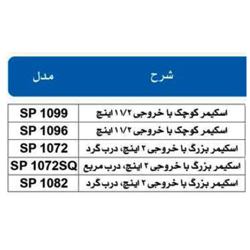 اسکیمر استخر 2 اینچ هایوارد درب مربع