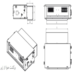 فن کویل کانالی تهویه مدل AR N-14