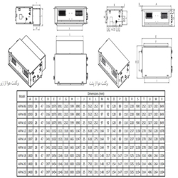 فن کویل کانالی تهویه مدل AR N-14