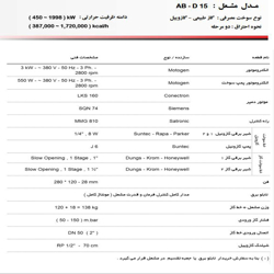 مشعل دوگانه سوز آترا مدل AB-D15