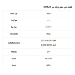 مشعل دوگانه سوز هوفمات مدل 2-SLG3NZG