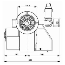 مشعل گازی شوفاژکار مدل CKI-G500