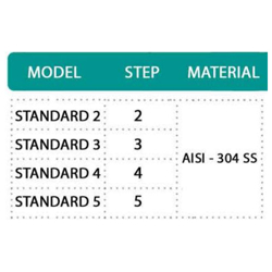 نردبان و پله استخری هایپر پول مدل standard4