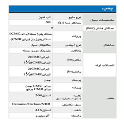 پمپ آب ابارا سانتریفیوژ تک پروانه مدل CMC 1 M/T