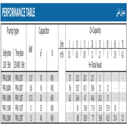 پمپ آب ابارا محیطی مدل PRA 2 M/T