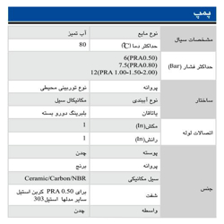 پمپ آب ابارا محیطی مدل PRA 2 M/T