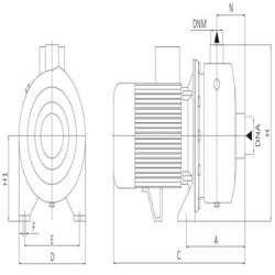 پمپ آب سانتریفیوژ سیستما مدل TWX  300-A-1.1