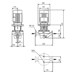 پمپ سیرکولاتور خطی گراندفوس TP 32-250/2