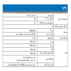 پمپ لجن کش استیل ابارا مدل RIGHT 75