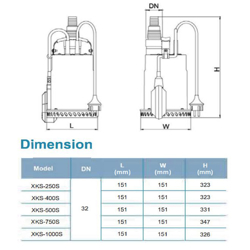 پمپ کفکش لئو مدل XKS-400S