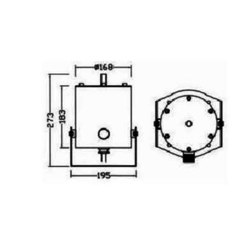 چراغ استخر هایپرپول مدل F-02m