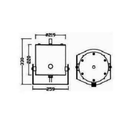 چراغ استخر هایپرپول مدل F-03m