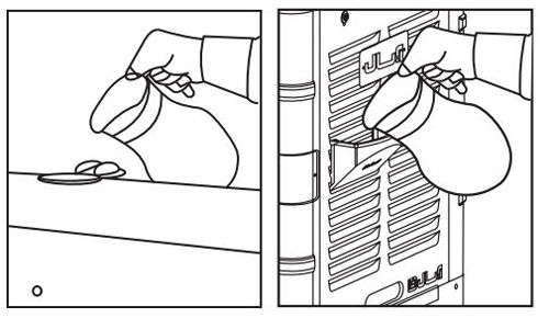 پر کردن آب تشک به طریقه دستی پر کردن آب تشک به طریقه دستی