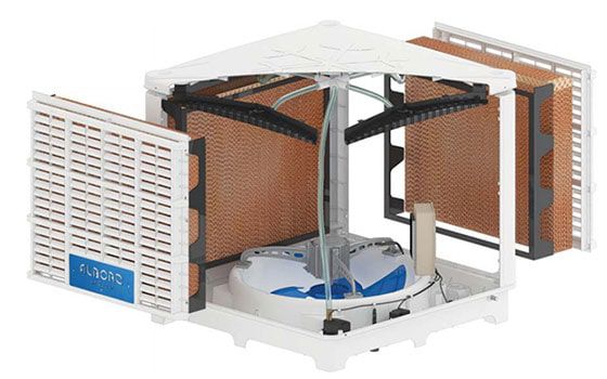 سیستم توزیع آب در کولر سیستم توزیع آب در کولر