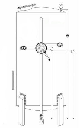 سختی گیر رزینی به همراه شیر چند راهه سختی گیر رزینی به همراه شیر چند راهه